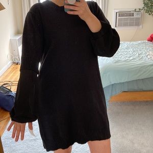 NWT Vince Camuto Black Sweater Dress